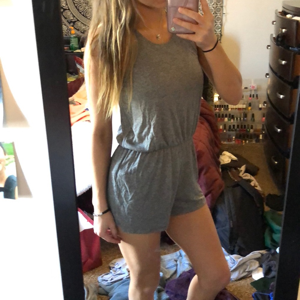 Dark gray romper, never been worn!